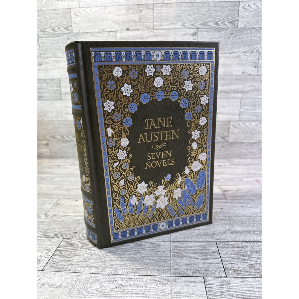Jane Austen Seven Novels Leather Bound, Gilded Edges 2007 Barnes and Noble